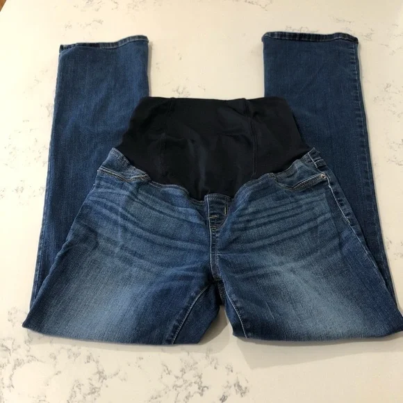 Isabel Maternity skinny boot cut jeans size:4 blue - Picture 4 of 13